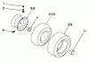 Husqvarna GTVH 200 (954140016B) - Garden Tractor (1999-03 & After) Ersatzteile Wheels & Tires