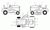 Husqvarna GTVH 205 (954140102A) - Garden Tractor (1999-10 & After) Ersatzteile Decals