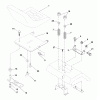 Husqvarna GTVH 205 (954140102B) - Garden Tractor (2000-03 & After) Ersatzteile Seat Assembly