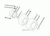 Husqvarna GTH 24K54 (96043014900) - Garden Tractor (2012-08 & After) Ersatzteile WHEELS TIRES