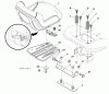 Husqvarna LGT 2554 (96043006100) - Lawn Tractor (2009-04 & After) Ersatzteile Seat Assembly