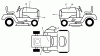 Husqvarna LGT 2554 (96043006101) - Lawn Tractor (2009-09 & After) Ersatzteile Decals
