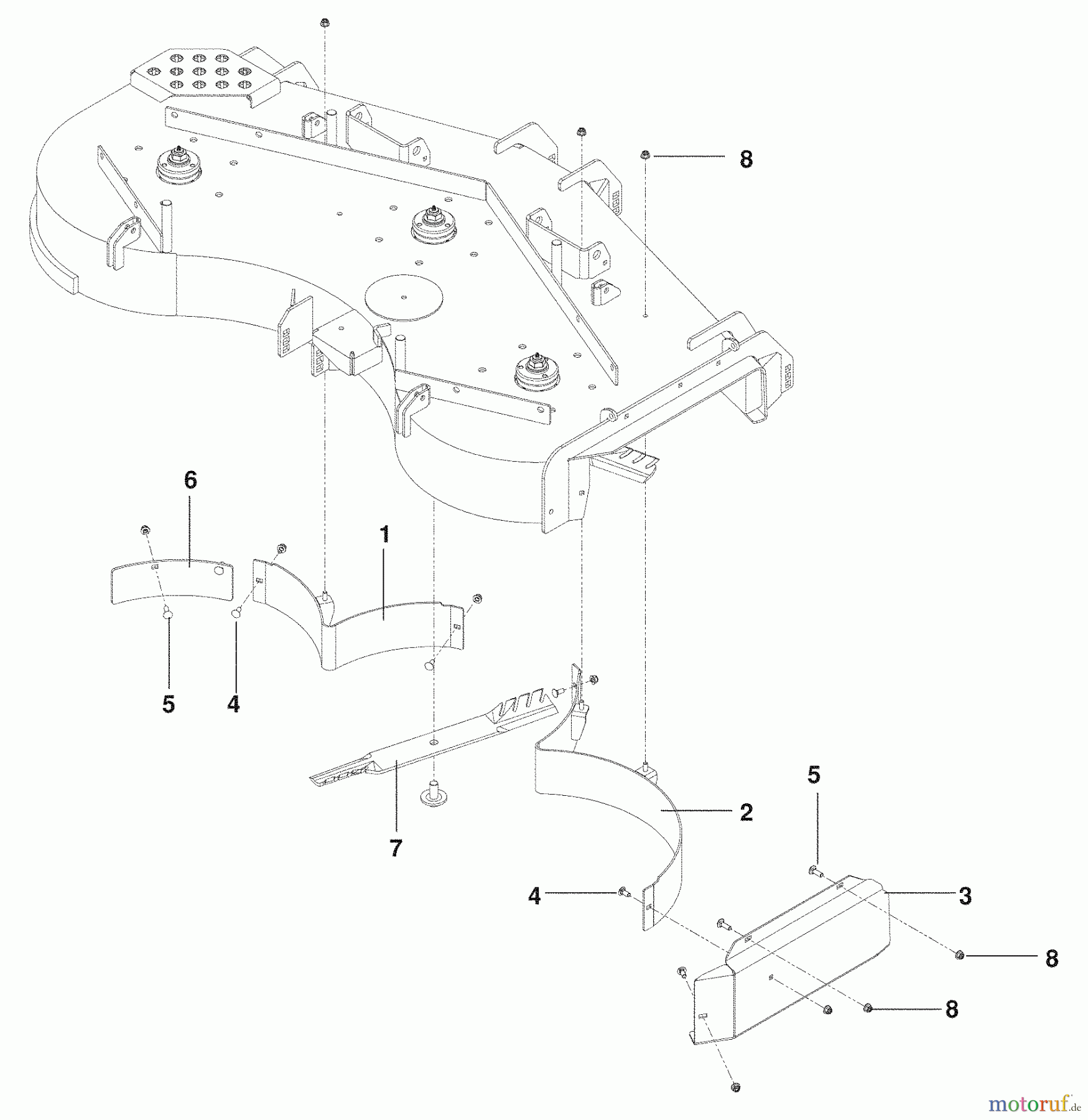  Husqvarna Zubehör, Rasenmäher / Mäher Husqvarna Mulch Kit for PZ 60 (2009-08 & After) Parts List