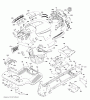 Husqvarna LGT 2554 (96043007400) - Lawn Tractor (2009-09 & After) Ersatzteile Chassis