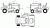 Husqvarna LGT 2554 (96043007400) - Lawn Tractor (2009-09 & After) Ersatzteile Decals & Wheels #1