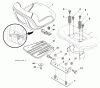Husqvarna LGT 2554 (96043009400) - Lawn Tractor (2009-10 & After) Ersatzteile Seat Assembly