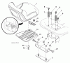 Husqvarna LGT 2554 (96045001500) - Lawn Tractor (2009-01 & After) Ersatzteile Seat