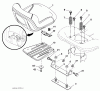 Husqvarna LGT 2554 (96045001502) - Lawn Tractor (2010-02 & After) Ersatzteile Seat Assembly