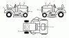 Husqvarna LGT 2554 (96045001701) - Lawn Tractor (2012-03 & After) Ersatzteile DECALS