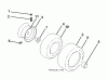 Husqvarna LGT 2554 (96045001701) - Lawn Tractor (2012-03 & After) Ersatzteile WHEELS TIRES