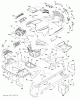 Husqvarna LGT 2654 (96043003601) - Lawn Tractor (2008-01 & After) Ersatzteile Chassis