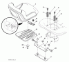 Husqvarna LGT 2654 (96043003601) - Lawn Tractor (2008-01 & After) Ersatzteile Seat Assembly