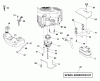Husqvarna LGT 2654 (96045000700) - Lawn Tractor (2006-11 & After) Ersatzteile Engine