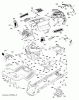 Husqvarna LGT 2654 (96045003800) - Lawn Tractor (2011-09 & After) Ersatzteile CHASSIS ENCLOSURES