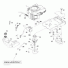 Husqvarna LGT 2654 (96045003800) - Lawn Tractor (2011-09 & After) Ersatzteile ENGINE