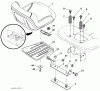 Husqvarna LGTH 2454 (289580) - Lawn Tractor (2010-03 & After) Ersatzteile Seat Assembly