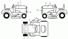 Husqvarna LGTH 2454 (96043010700) - Lawn Tractor (2010-05 & After) Ersatzteile Decals