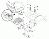 Husqvarna LOGTH 2448 T (96045000300) - Lawn Tractor (2005-11 & After) Ersatzteile Seat Assembly