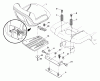 Husqvarna LOYTH 20F42T (96045000200) - Lawn Tractor (2006-02 & After) Ersatzteile Seat Assembly