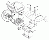 Husqvarna LOYTH 20F42T (96045000201) - Lawn Tractor (2006-02 & After) Ersatzteile Seat Assembly