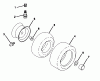 Husqvarna LR 100 (954000572) - Lawn Tractor (1995-03 & After) Ersatzteile Wheels And Tires