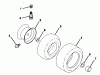 Husqvarna LR 100 (954000572) - Lawn Tractor (1995-03 to 1995-02) Ersatzteile Wheels and Tires