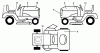 Husqvarna LR 12 (954000752) (HAR1236A) - Lawn Tractor (1994-05 & After) Ersatzteile Decals