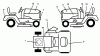 Husqvarna LR 12 (954000762) (HC12R38A) - Lawn Tractor (1994-01 & After) Ersatzteile Decals