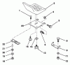 Husqvarna LR 12 (954000762) (HC12R38A) - Lawn Tractor (1994-01 & After) Ersatzteile Seat