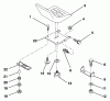 Husqvarna LR 12 (954002701) (HC12R38B) - Lawn Tractor (1994-10 to 1995-12) Ersatzteile Seat