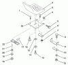 Husqvarna LR 120 (954000582) (HU1236C) - Lawn Tractor (1993-01 & After) Ersatzteile Seat