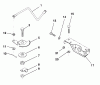 Husqvarna LR 120 (954000602) (HN1236A) - Lawn Tractor (1993-10 & After) Ersatzteile Sector Gear/Axle Support