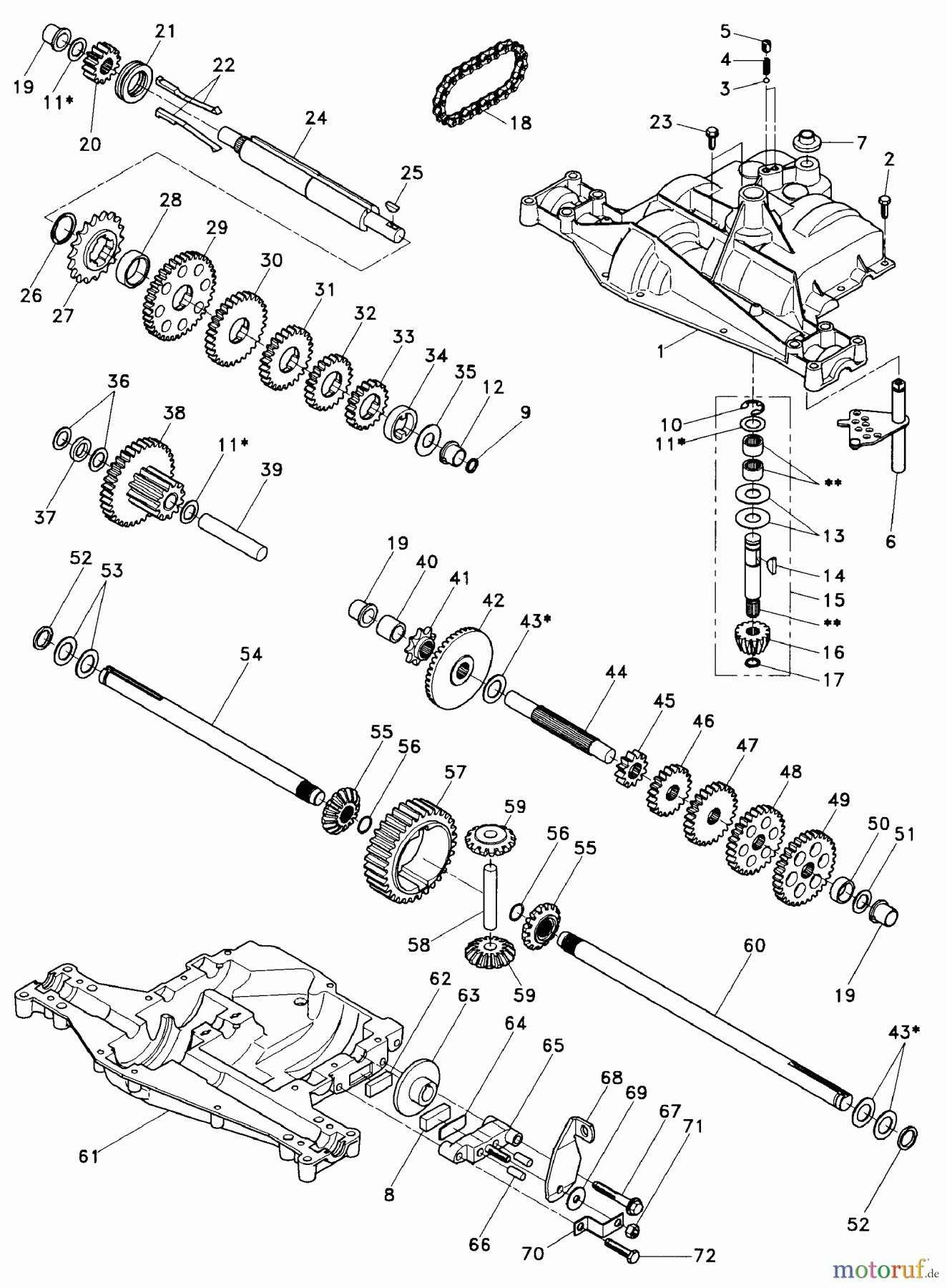 Husqvarna Rasen und Garten Traktoren LR 120 (954830051A) - Husqvarna Lawn Tractor (1995-08 & After) Dana Transaxle (Model No. 4360-78)
