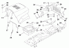 Husqvarna LR 120 (954830051A) - Lawn Tractor (1995-08 & After) Ersatzteile Hood