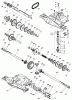 Husqvarna LR 120 (954830051B) - Lawn Tractor (1996-05 & After) Ersatzteile Dana Transaxle - Model No. 4360-79
