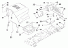 Husqvarna LR 120 (954830051B) - Lawn Tractor (1996-05 & After) Ersatzteile Hood