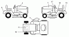 Husqvarna LR 121 (954140001) (HCLR120A) - Lawn Tractor (1996-08 & After) Ersatzteile Decals
