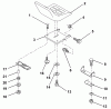 Husqvarna LR 121 (954140001) (HCLR120A) - Lawn Tractor (1996-08 & After) Ersatzteile Seat