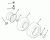 Husqvarna LR 121 (954140001) (HCLR120A) - Lawn Tractor (1996-08 & After) Ersatzteile Wheels & Tires