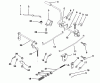 Husqvarna LR 121 (954140001A) - Lawn Tractor (1997-12 & After) Ersatzteile Brake/Rear Mower Lift Assembly