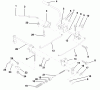Husqvarna LR 121 (954140001B) - Lawn Tractor (1997-12 & After) Ersatzteile Brake/Rear Mower Assembly