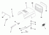 Husqvarna LR 121 (954140001B) - Lawn Tractor (1998-02 & After) Ersatzteile Hood