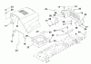 Husqvarna LR 122 (954140105B) - Lawn Tractor (2000-01 & After) Ersatzteile Hood