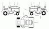 Husqvarna LR 125 (954000522) (HU125R38MA) - Lawn Tractor (1992-12 & After) Ersatzteile Decals