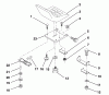 Husqvarna LR 125 (954000522) (HU125R38MA) - Lawn Tractor (1992-12 & After) Ersatzteile Seat