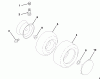 Husqvarna LR 125 (954001202C) - Lawn Tractor (1995-03 & After) Ersatzteile Wheels & Tires