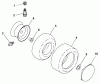 Husqvarna LRH 125 (954001222B) - Lawn Tractor (1995-03 & After) Ersatzteile Wheels & Tires
