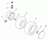 Husqvarna LRH 125 (954001222C) - Lawn Tractor (1995-03 & After) Ersatzteile Wheels & Tires