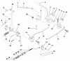 Husqvarna LRH 125 (954001222D) - Lawn Tractor (1995-07 & After) Ersatzteile Brake / Rear Mower Lift Assembly