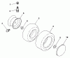 Husqvarna LRH 125 (954001222D) - Lawn Tractor (1995-07 & After) Ersatzteile Wheels & Tires